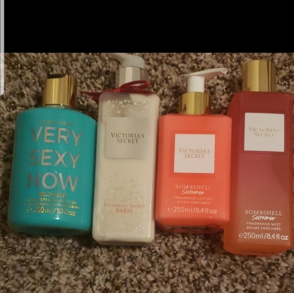 Victoria secret lotions and mist